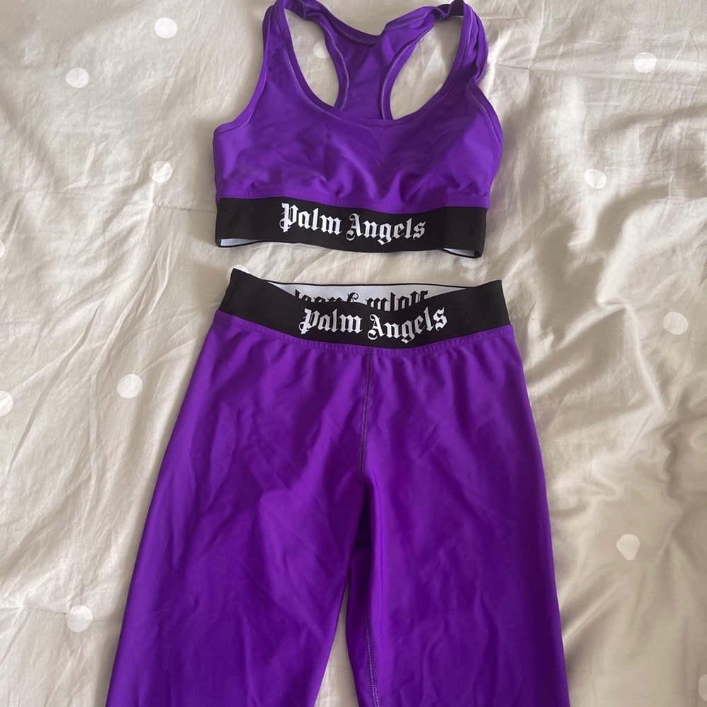 Palm Angels Logo Band Sports Bra & Leggings